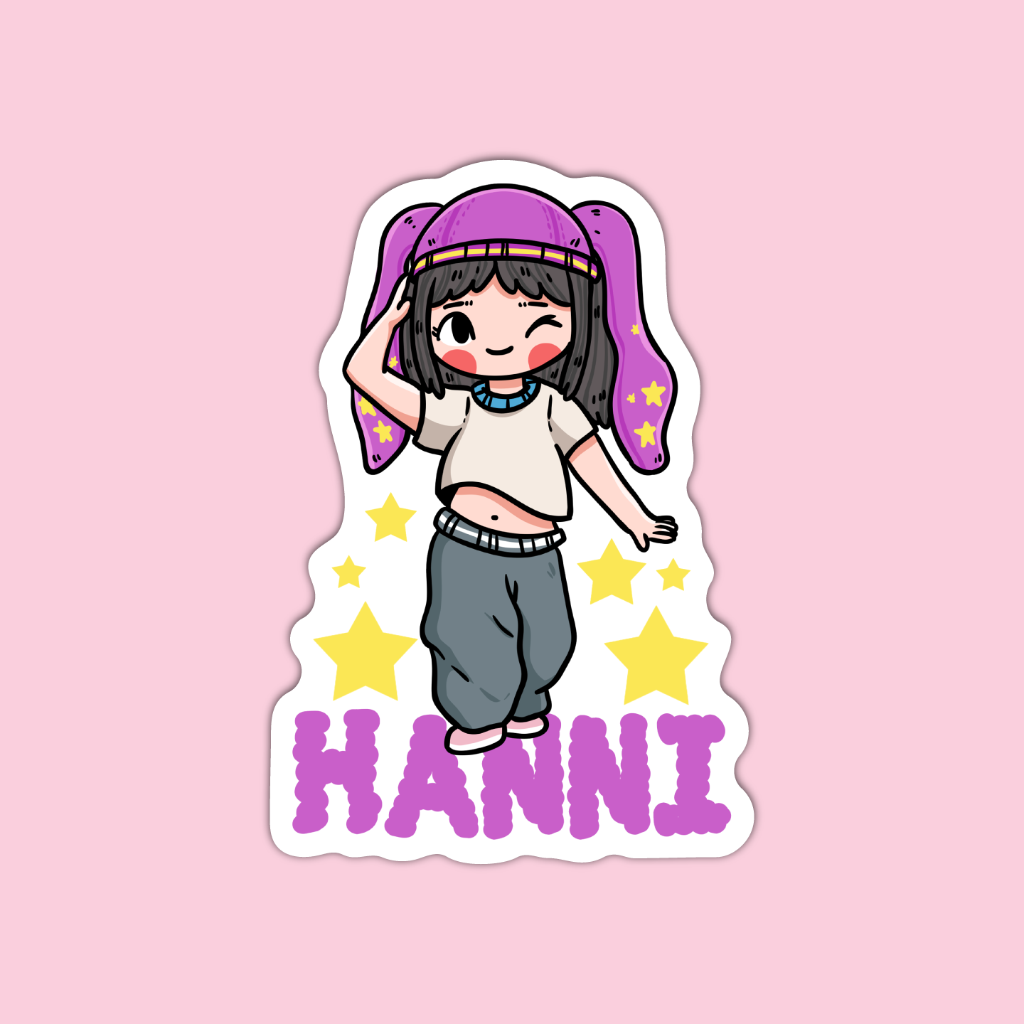 Hanni New Jeans Kpop Sticker