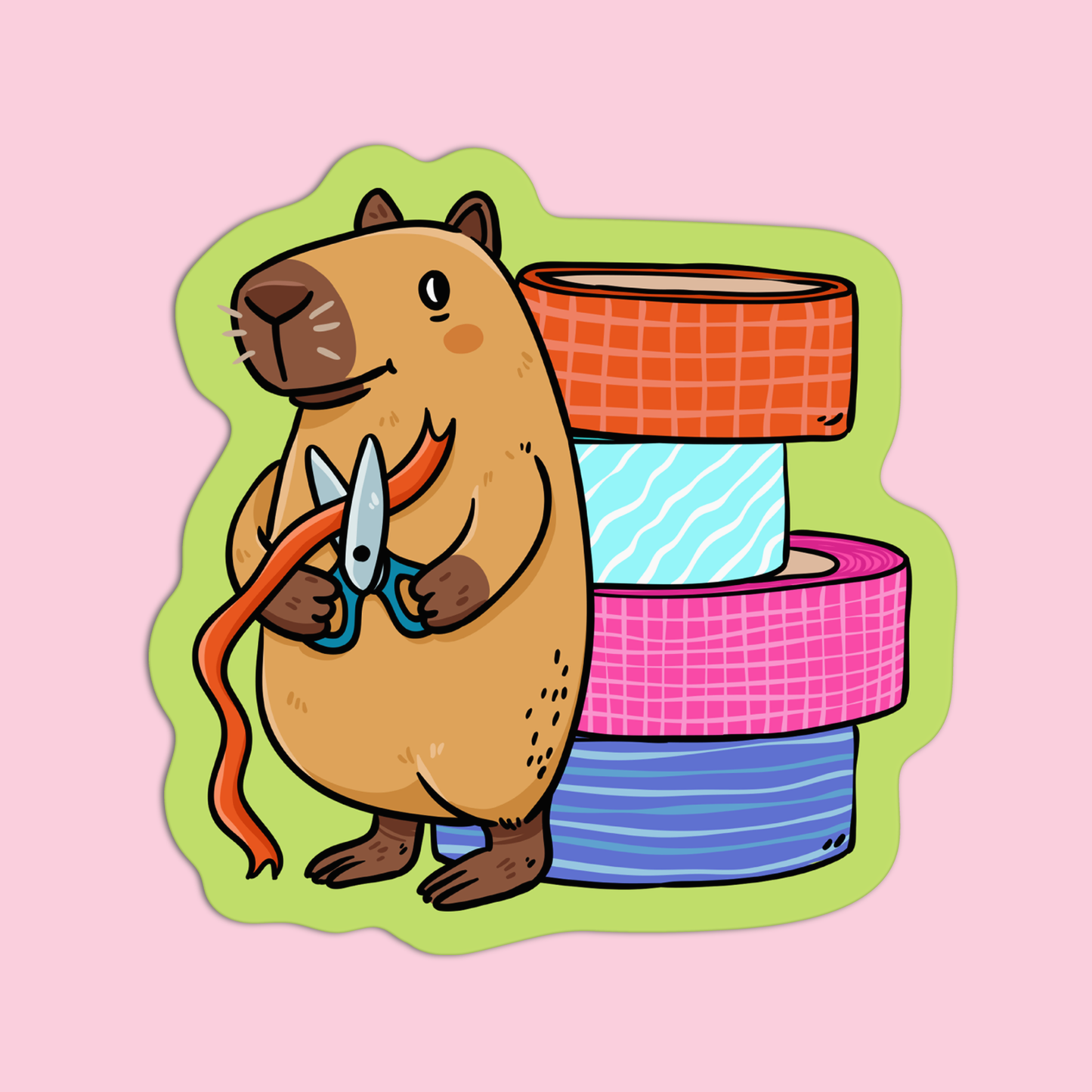Beaver Arts & Crafts Sticker