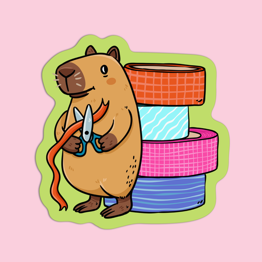 Beaver Arts & Crafts Sticker