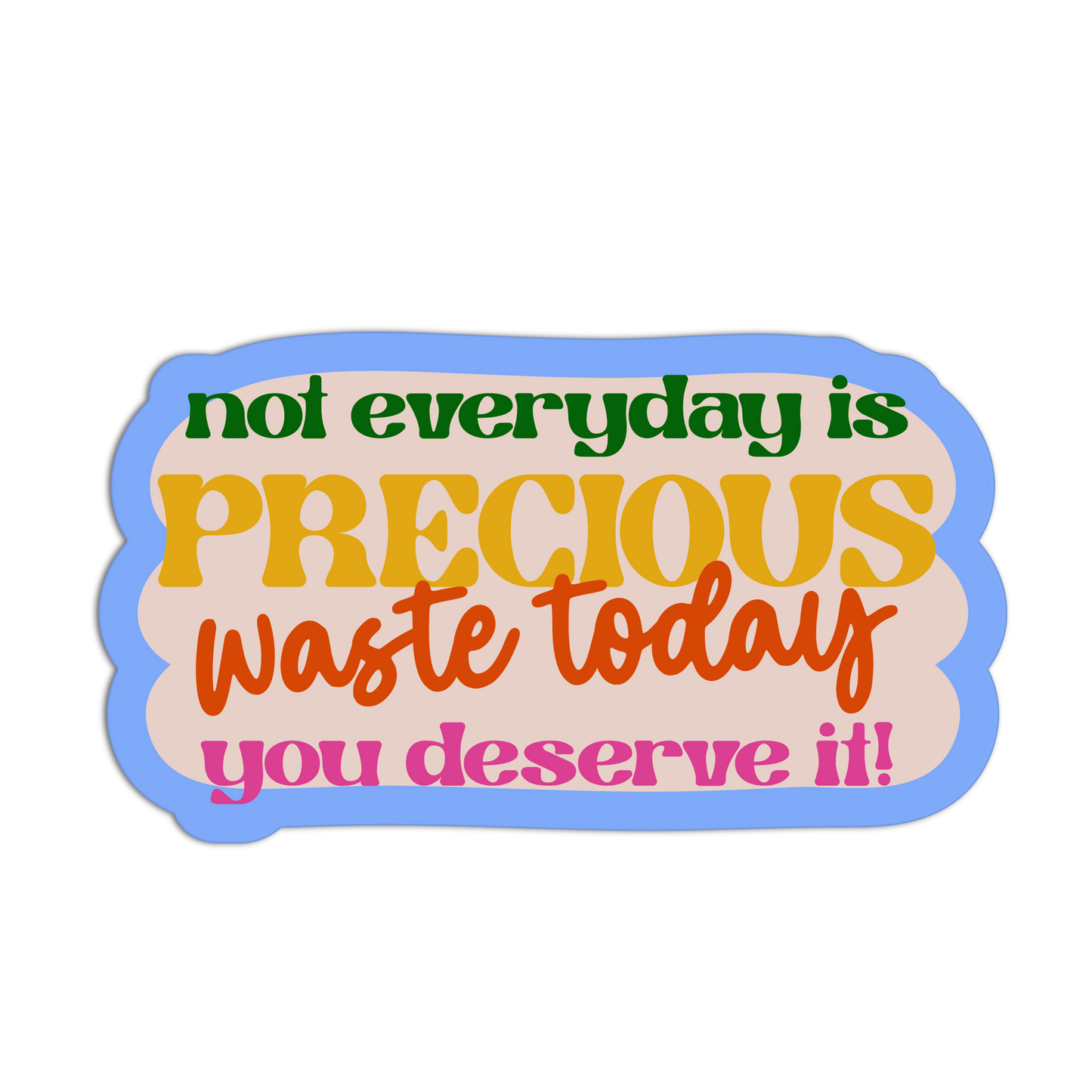 Productive Procrastinator Disappointment Affirmation Stickers