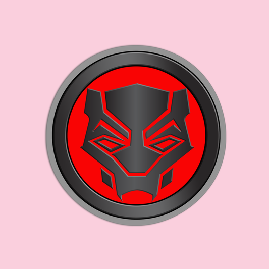 Black Panther Hero's Emblem Sticker