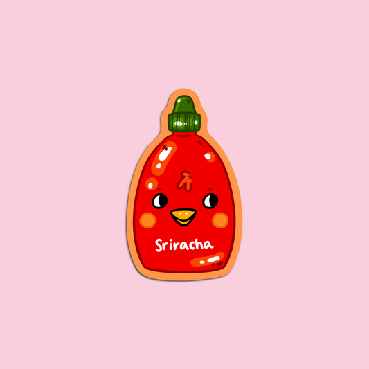 Sriracha Hot Sauce Condiments Sticker