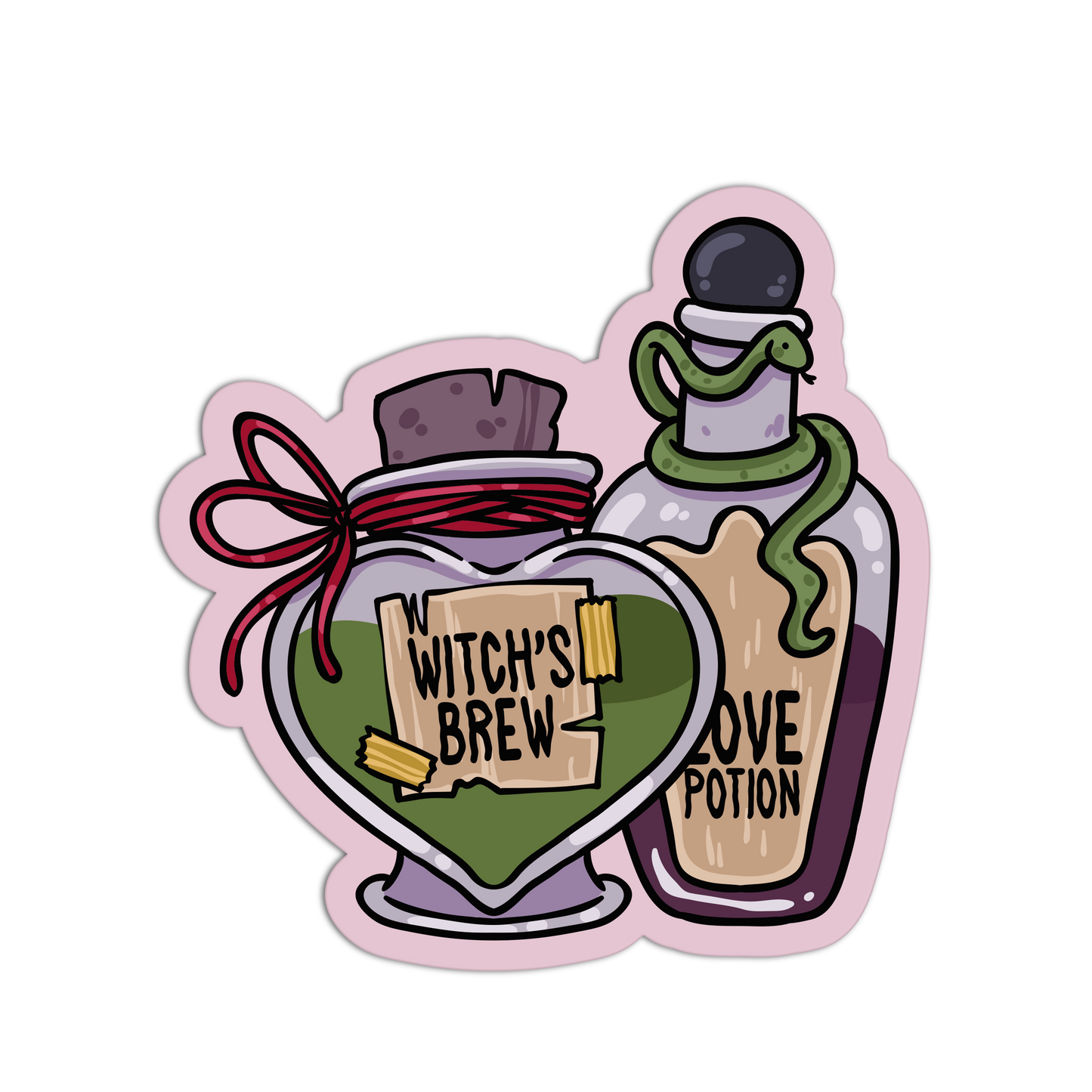 Lovelorn Lab Witch Craft Sticker