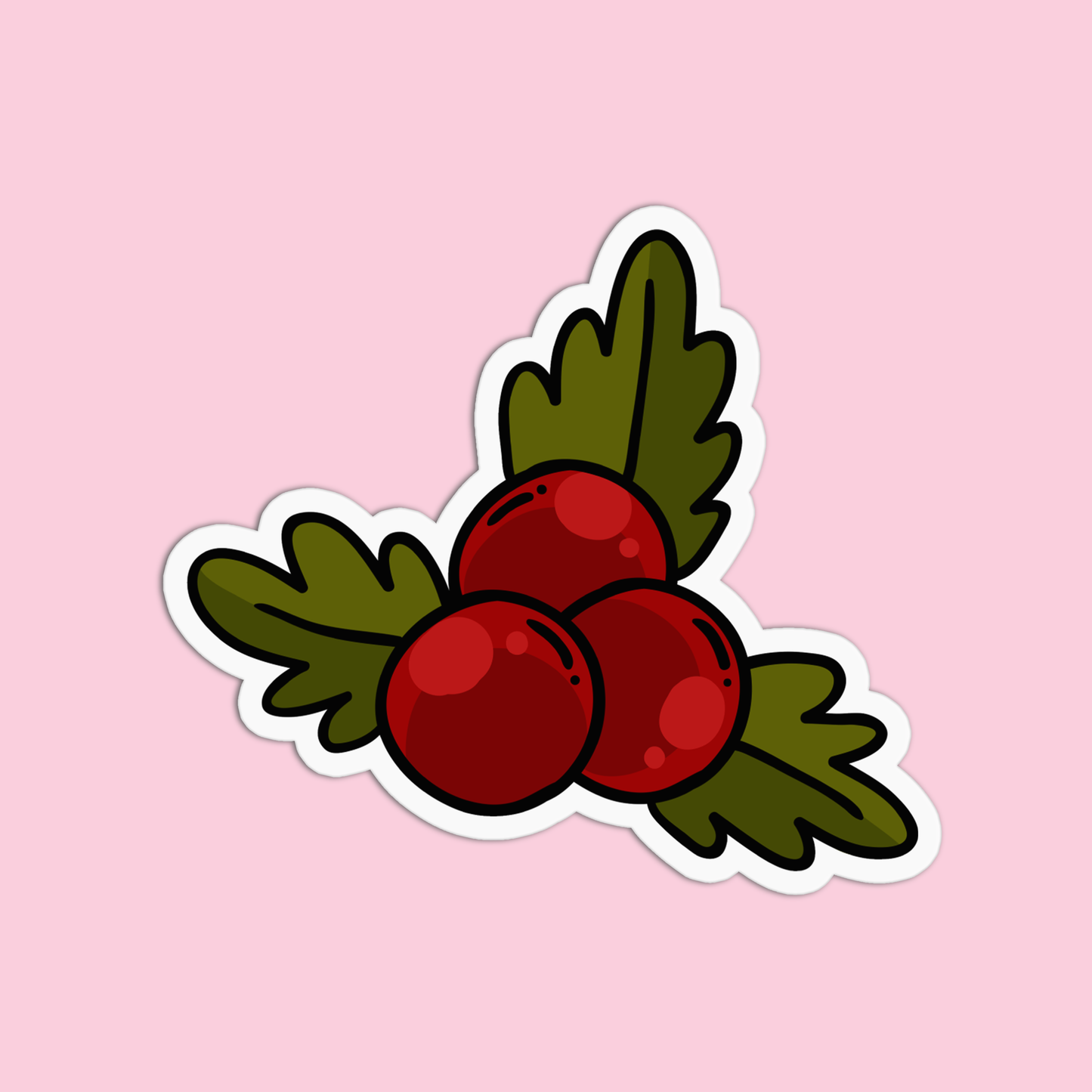 Mistletoe Christmas Sticker