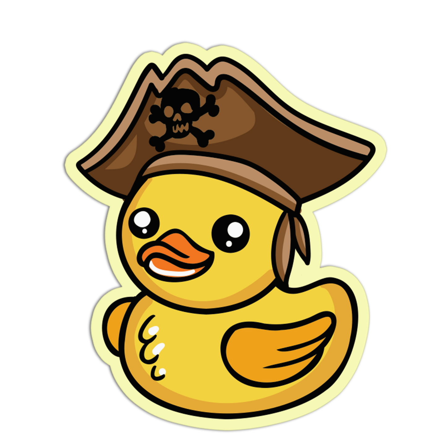Captain Bill Rubber Duck Sticker