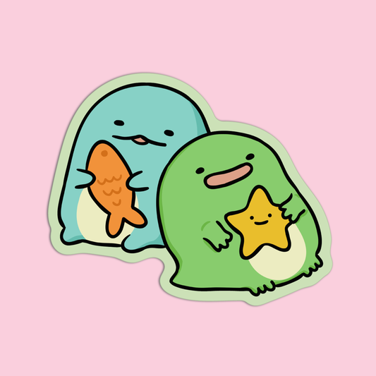 Penguin? and (Real) Penguin Sumikko Gurashi Sticker