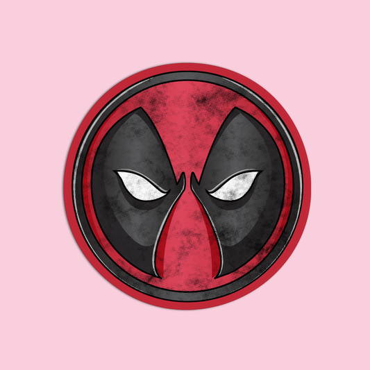 Deadpool Hero's Emblem Sticker