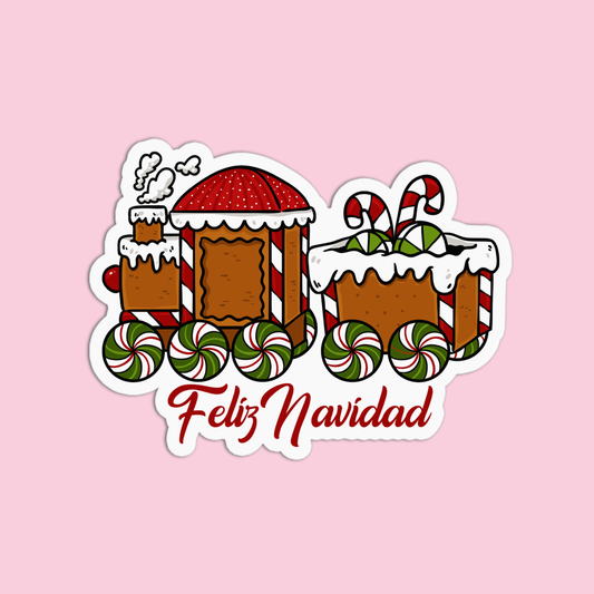 Feliz Navidad Christmas Sticker