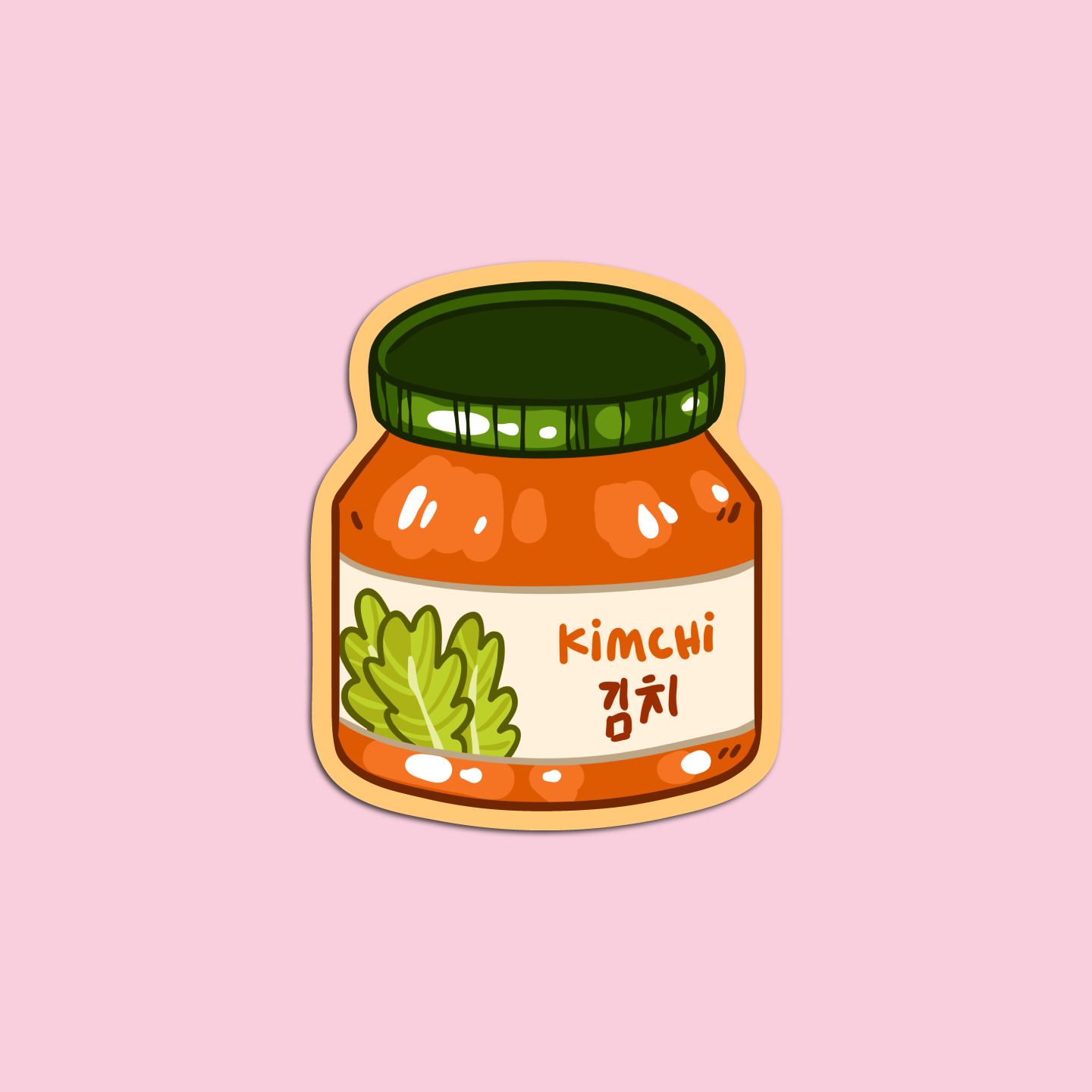 Kimchi Condiments Sticker