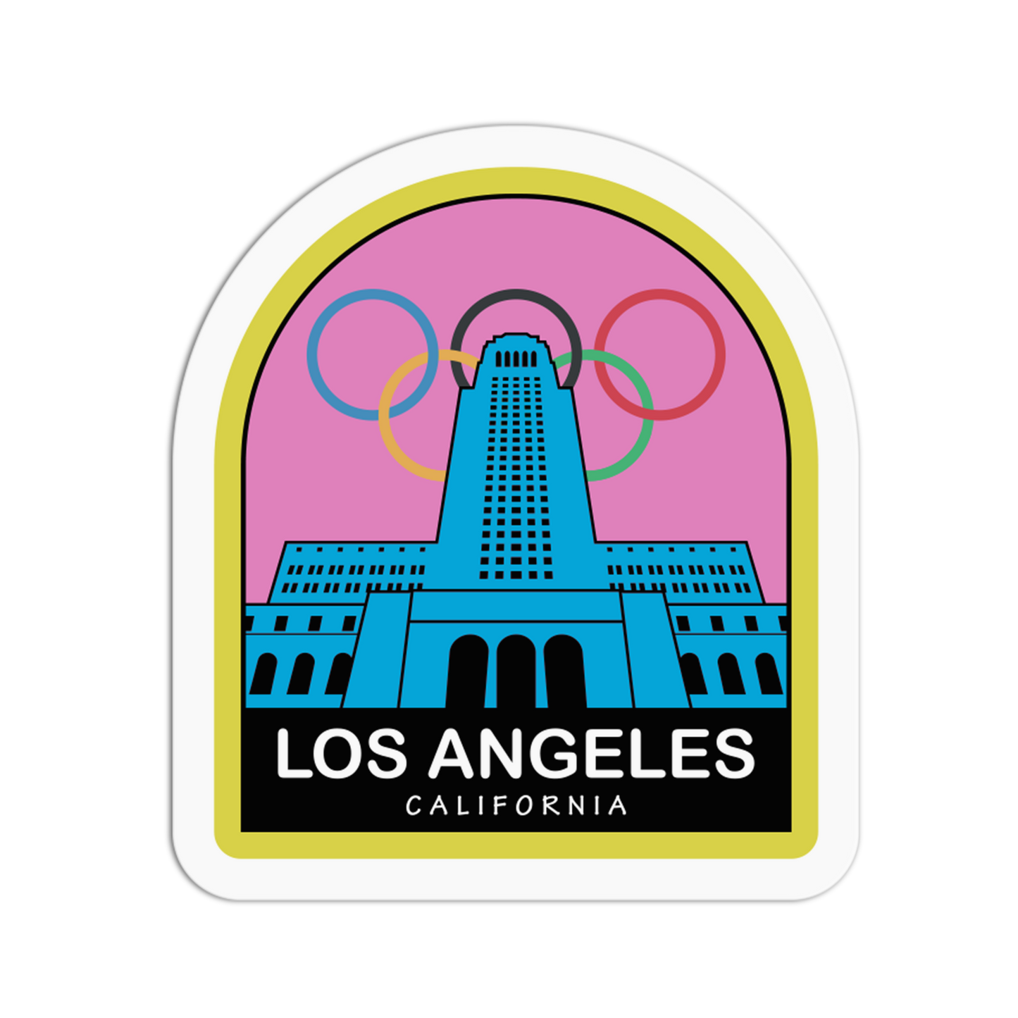 City Hall Arch 2028 Olympics Sticker