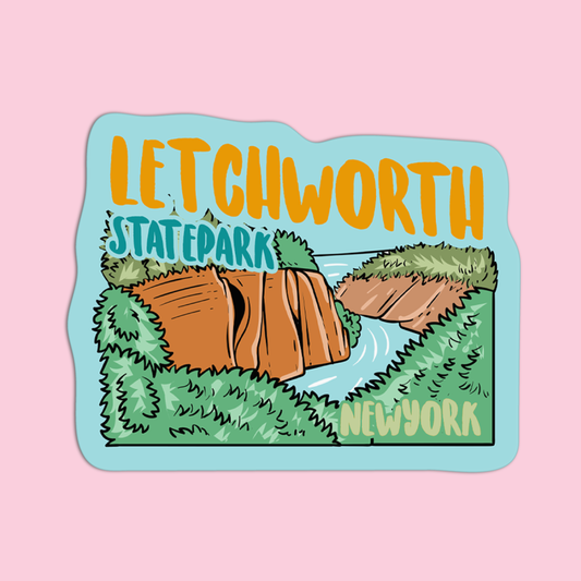 New York Letchworth State Park Sticker