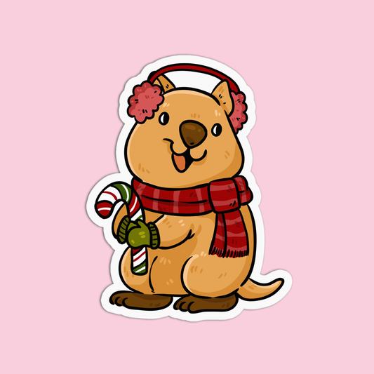 Capybara Christmas Sticker