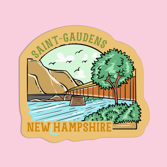 New Hampshire Saint-Gaudens Sticker