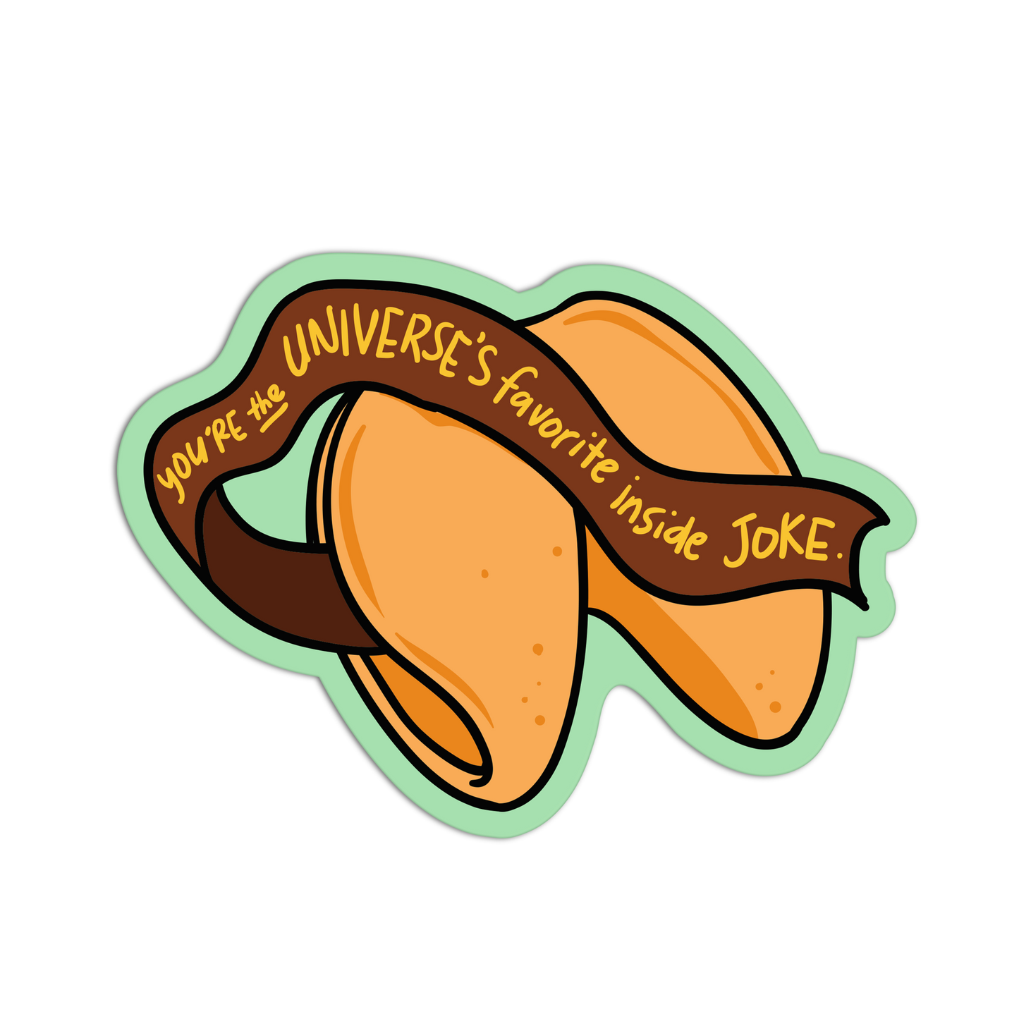 Cosmic Jest Fortune Cookie Stickers