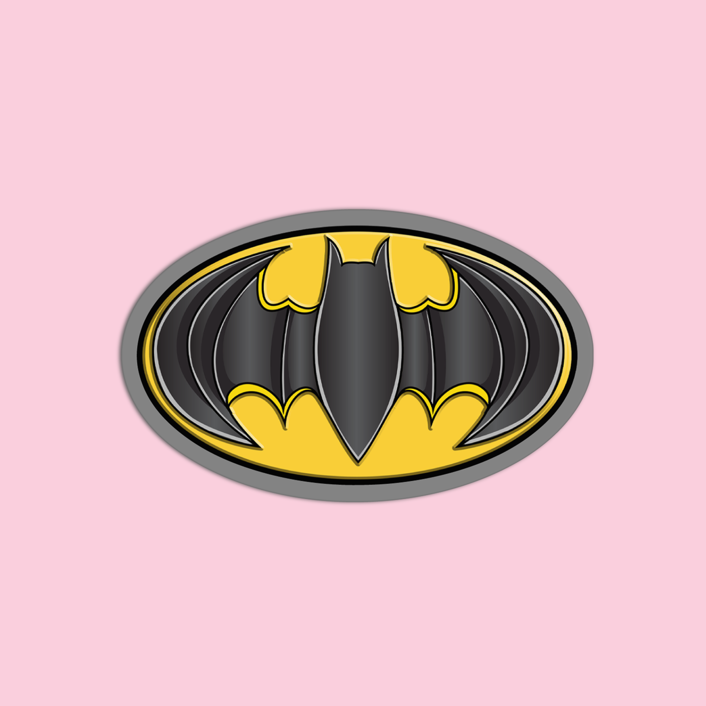 Batman Hero's Emblem Sticker