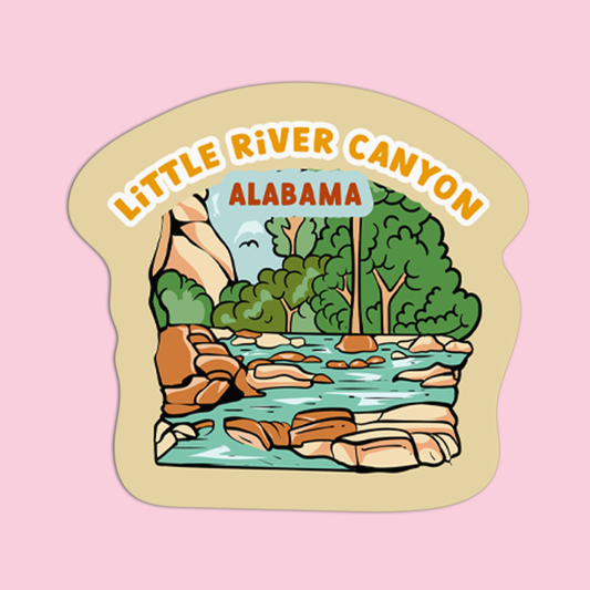 Alabama Little River Canyon Sticker