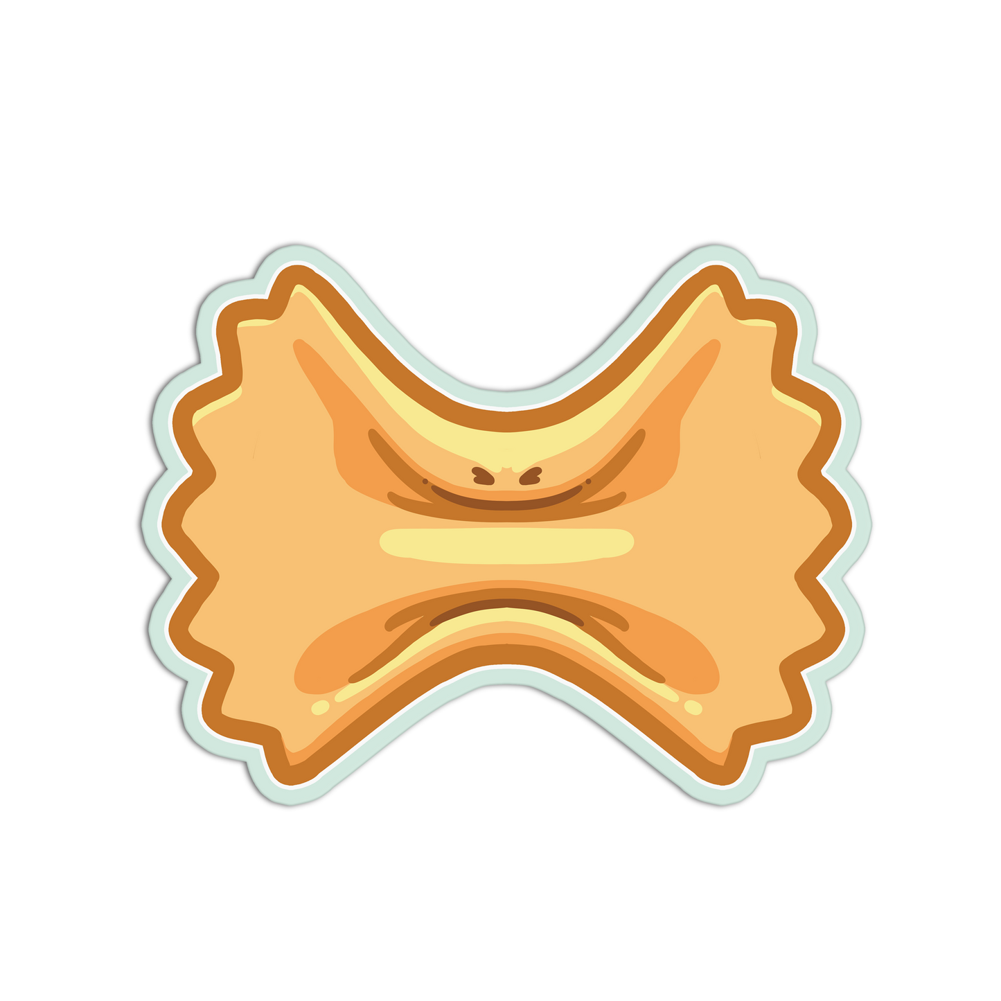 Bouncing Bowtie Pasta Stickers
