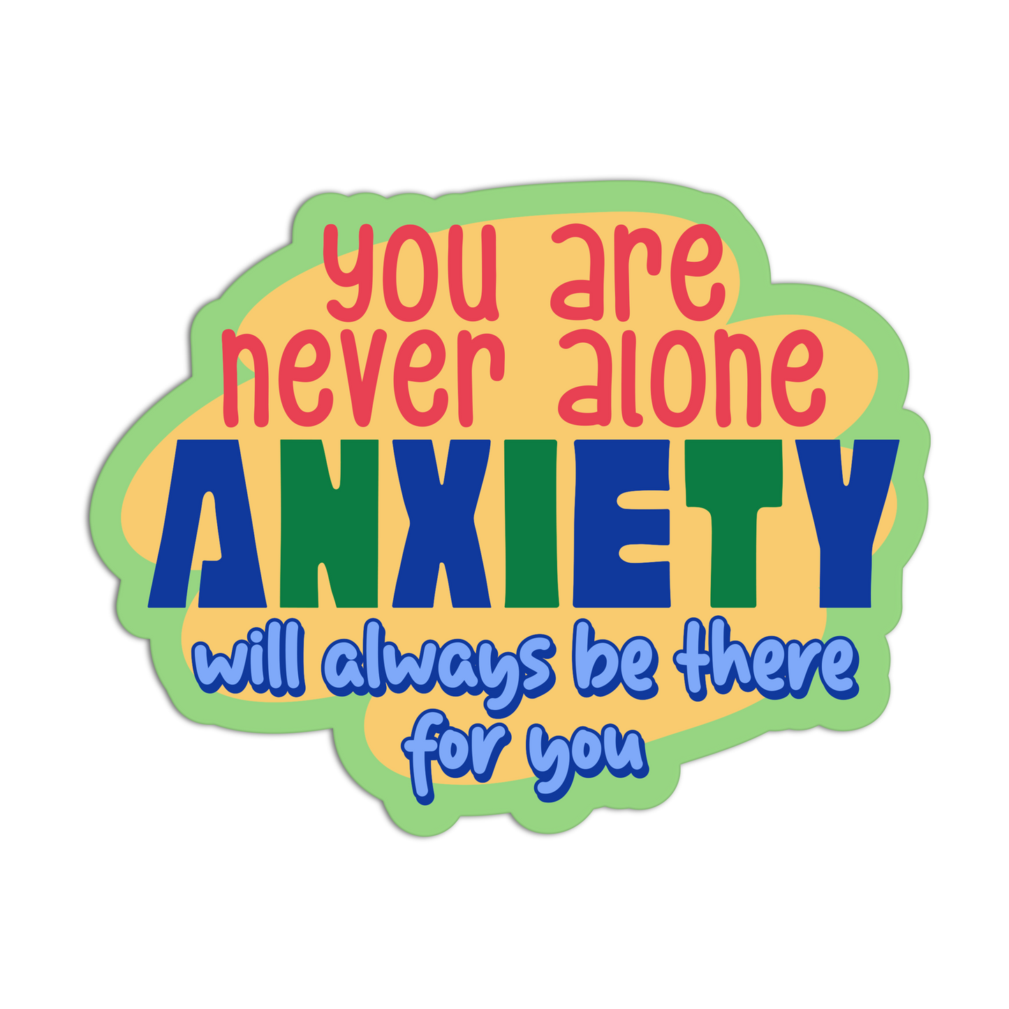 Anxiety Affirmation Disappointment Affirmation Stickers