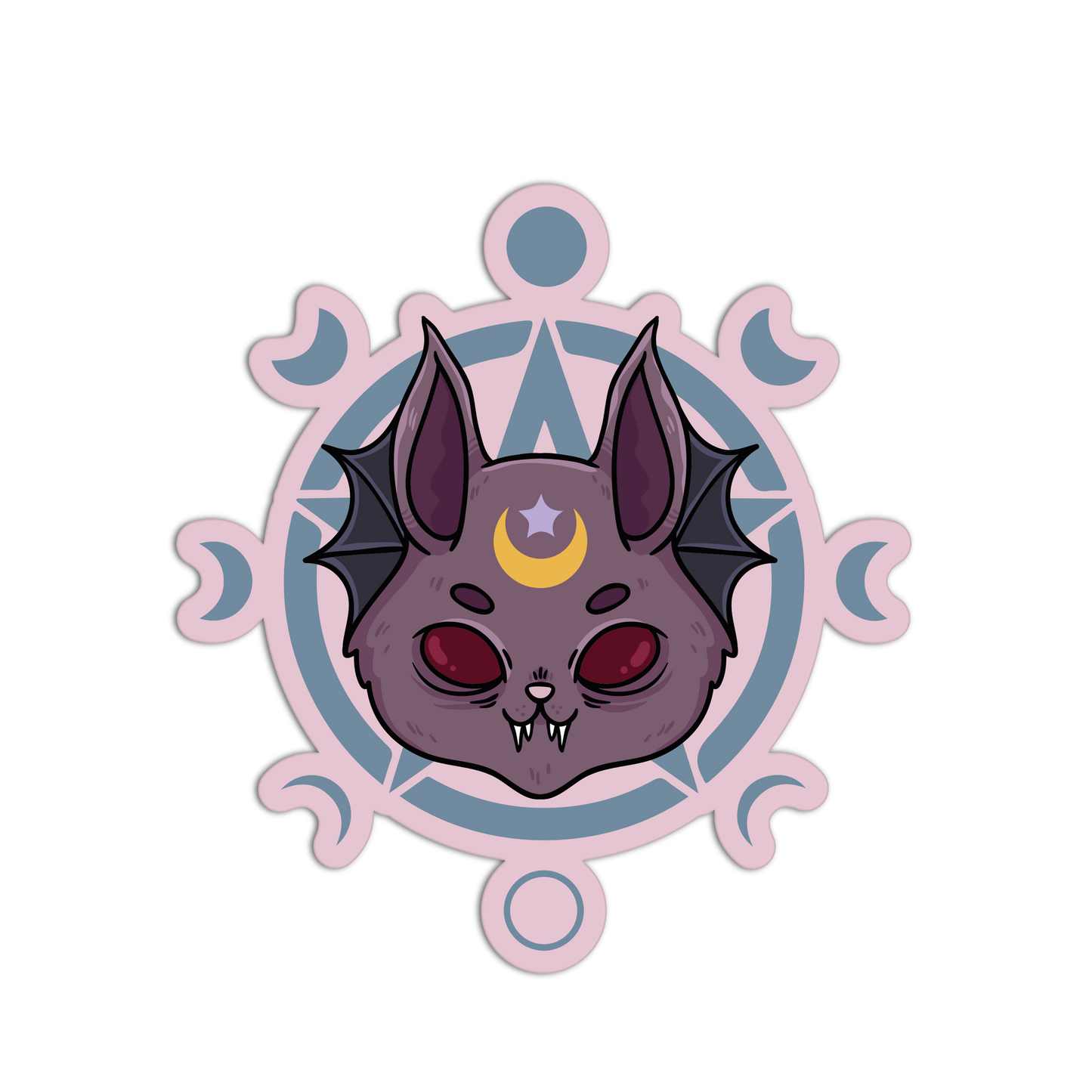 Lunar Guardian Witch Craft Sticker
