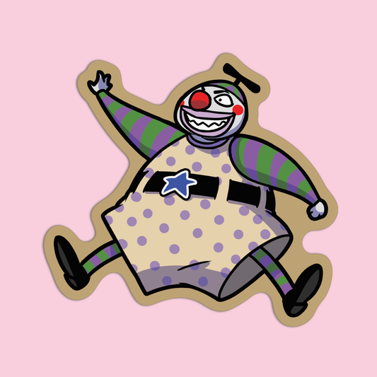 Clown Nightmare Before Christmas Sticker
