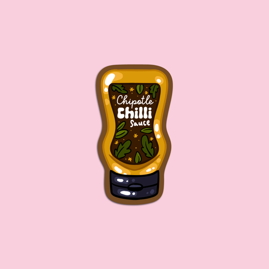 Chipotle Chilli Sauce Condiments Sticker