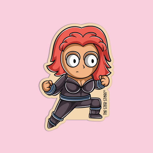 Black Widow Avengers Sticker