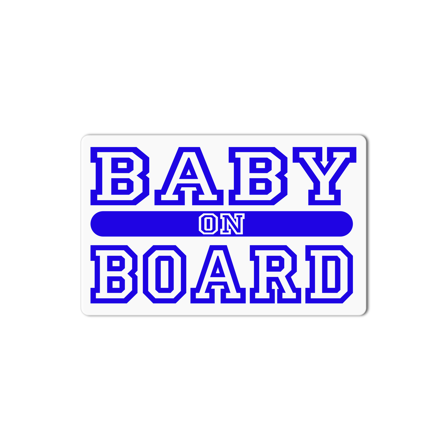 Baby On Board Sticker