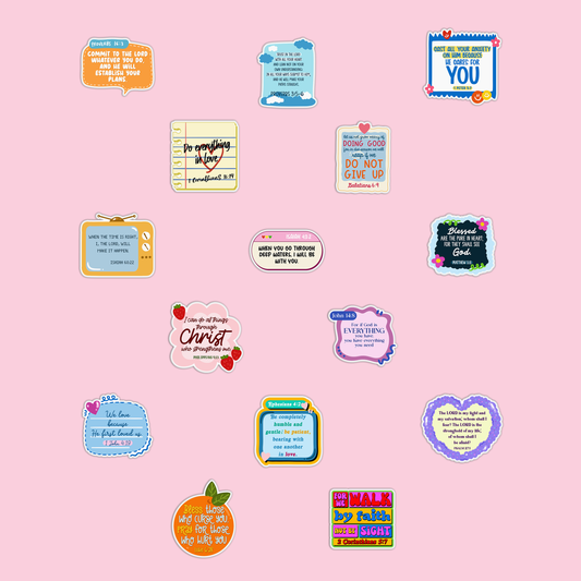 Bible Verse Sticker Pack