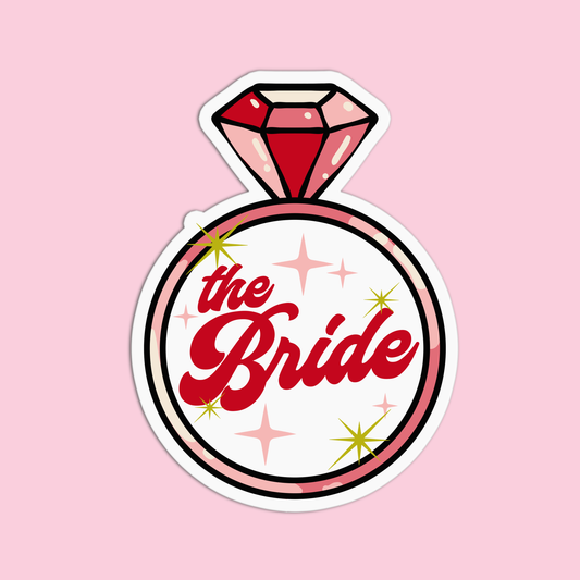 The Bride Bachelorette Sticker