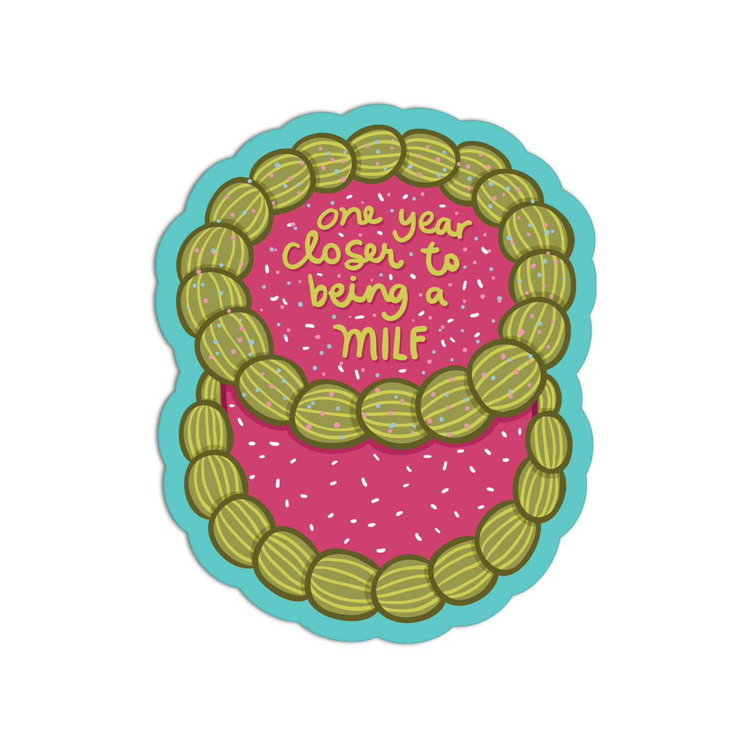 Cheeky Celebration Cake Stickers