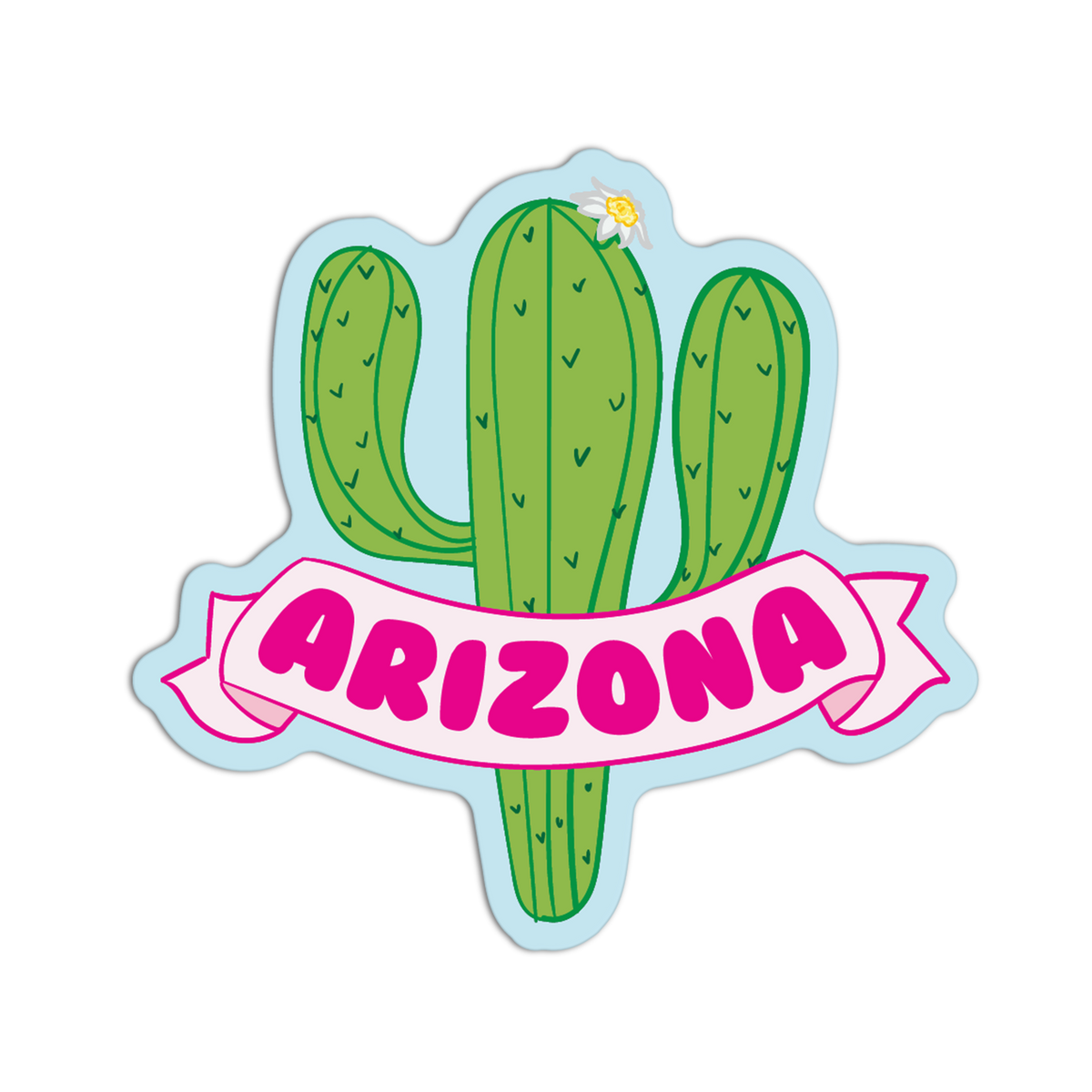 Banner Cactus - Coquette Arizona Sticker