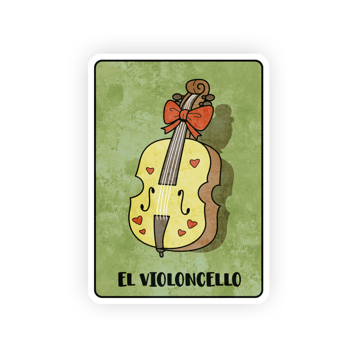 El Violoncello - La Loteria Sticker