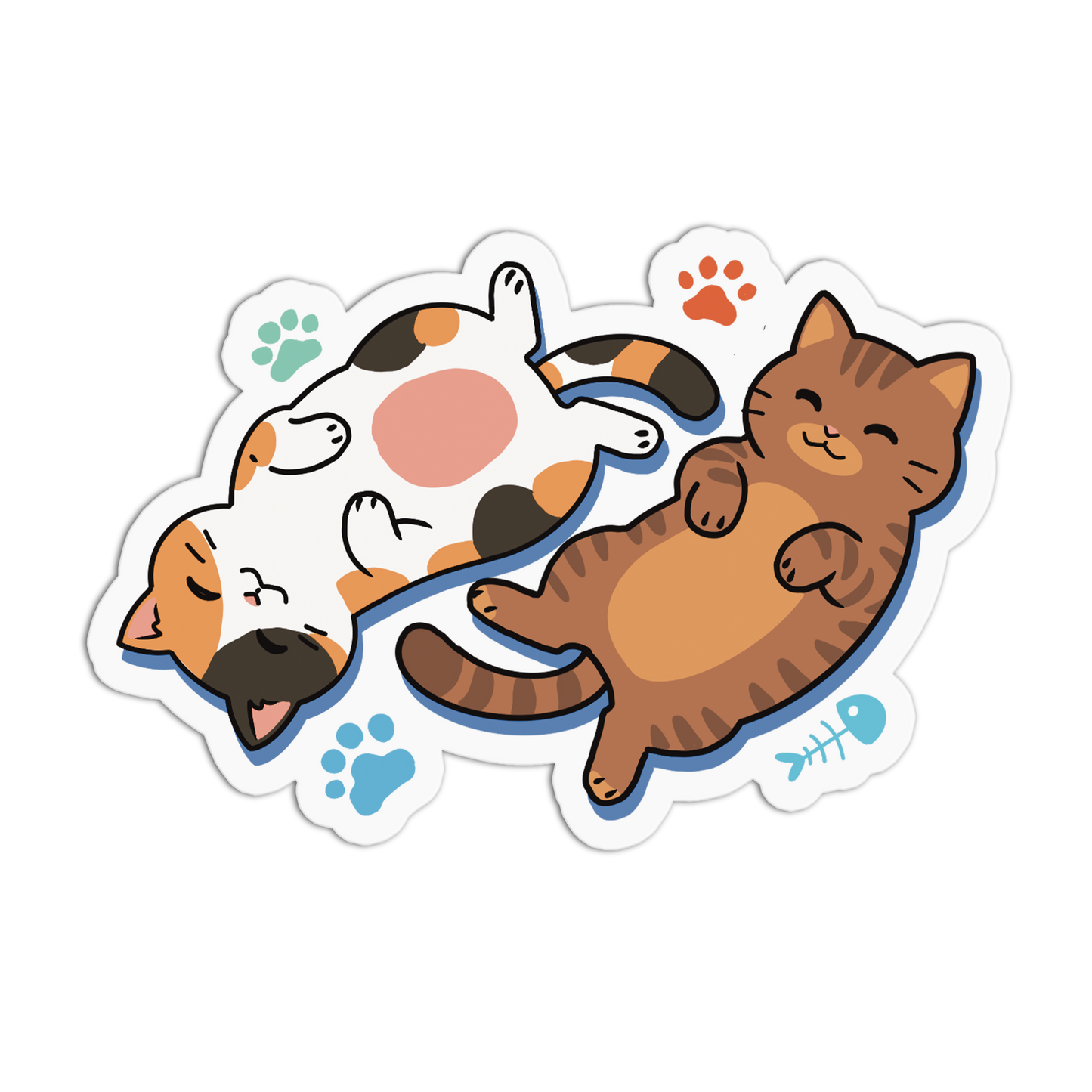 Belly Up Naps - El Gato Sticker