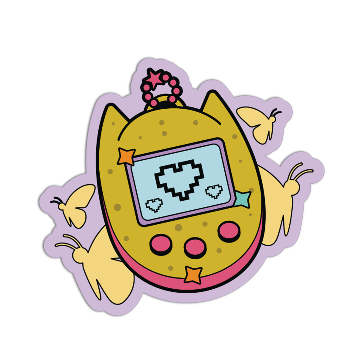 Virtual Pet Gaming Accessories Sticker