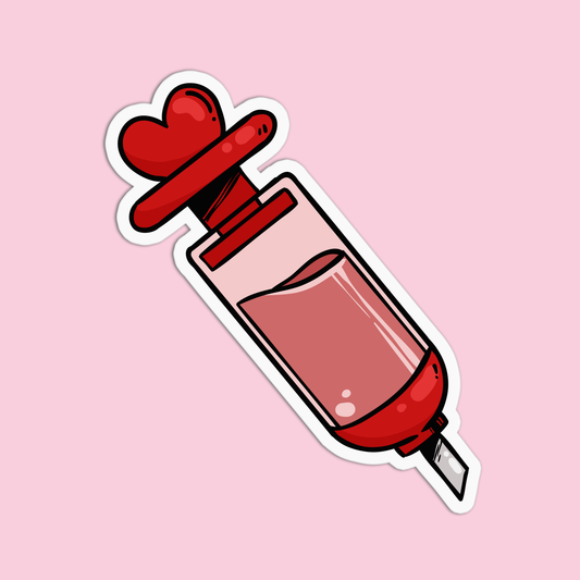 Syringe Nurse Stickers