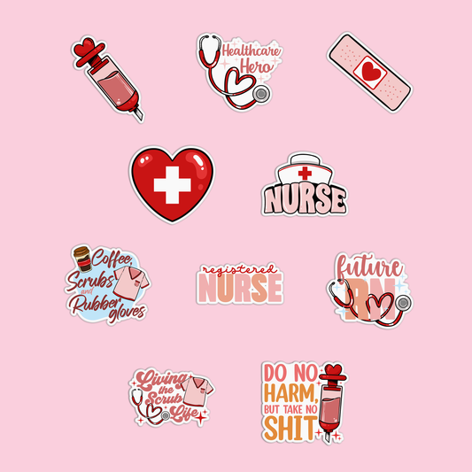 Nurse Sticker Pack