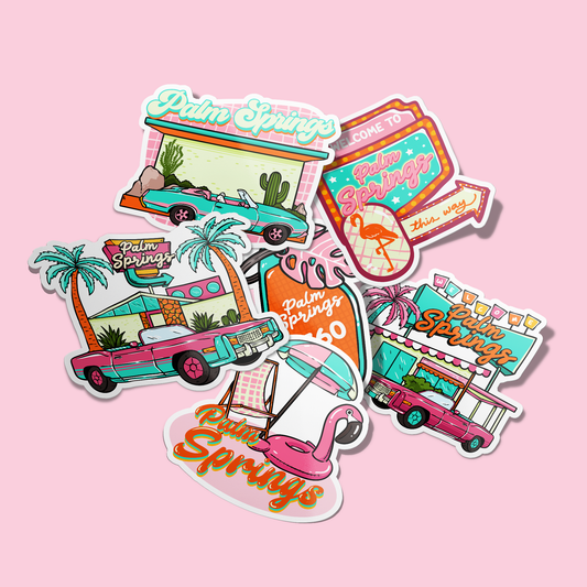 Palm Springs Collection Sticker Pack