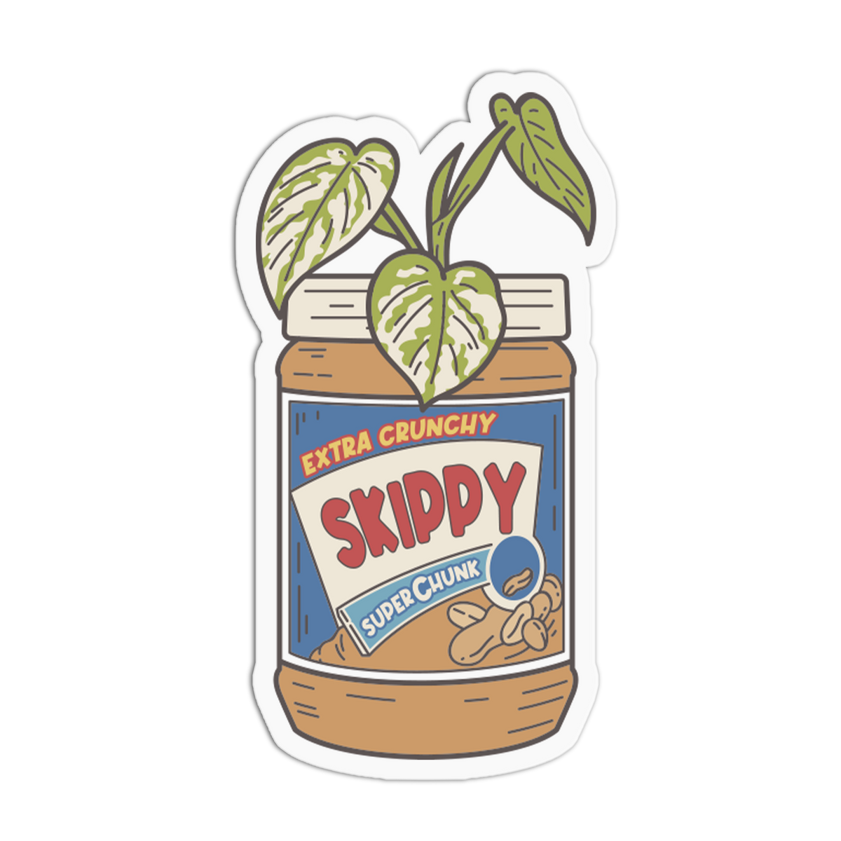 Peanut Butter - Planter Asian Foods Sticker