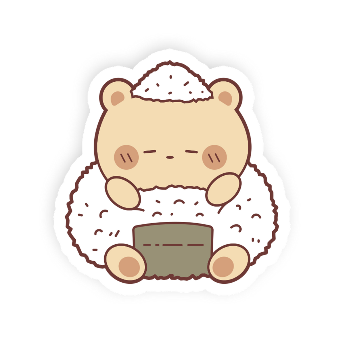 Rice Bowl - Onigiri Bear Sticker