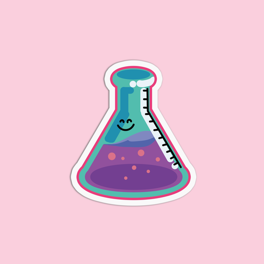 Erlenmeyer Flask Science Sticker