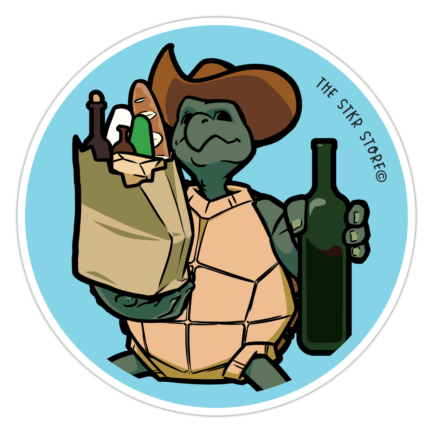 Turtle Trader Supermarket Animal Stickers