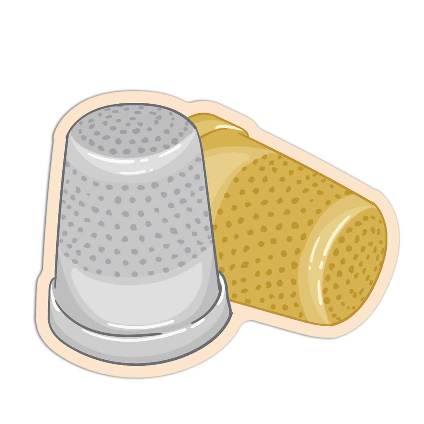 The Safety Duo Sewing Kit Stickers