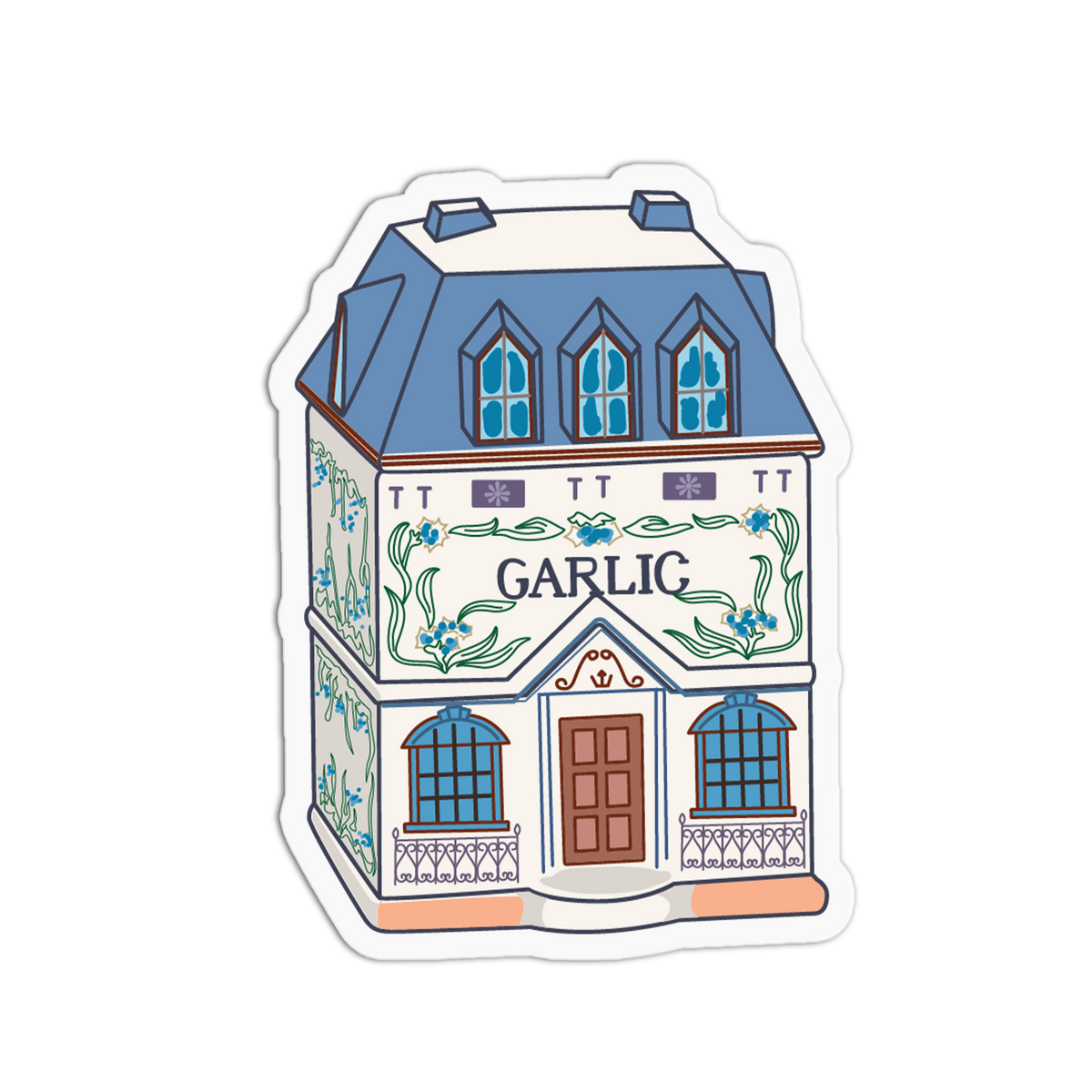 Garlic House - Spices Village Sticker