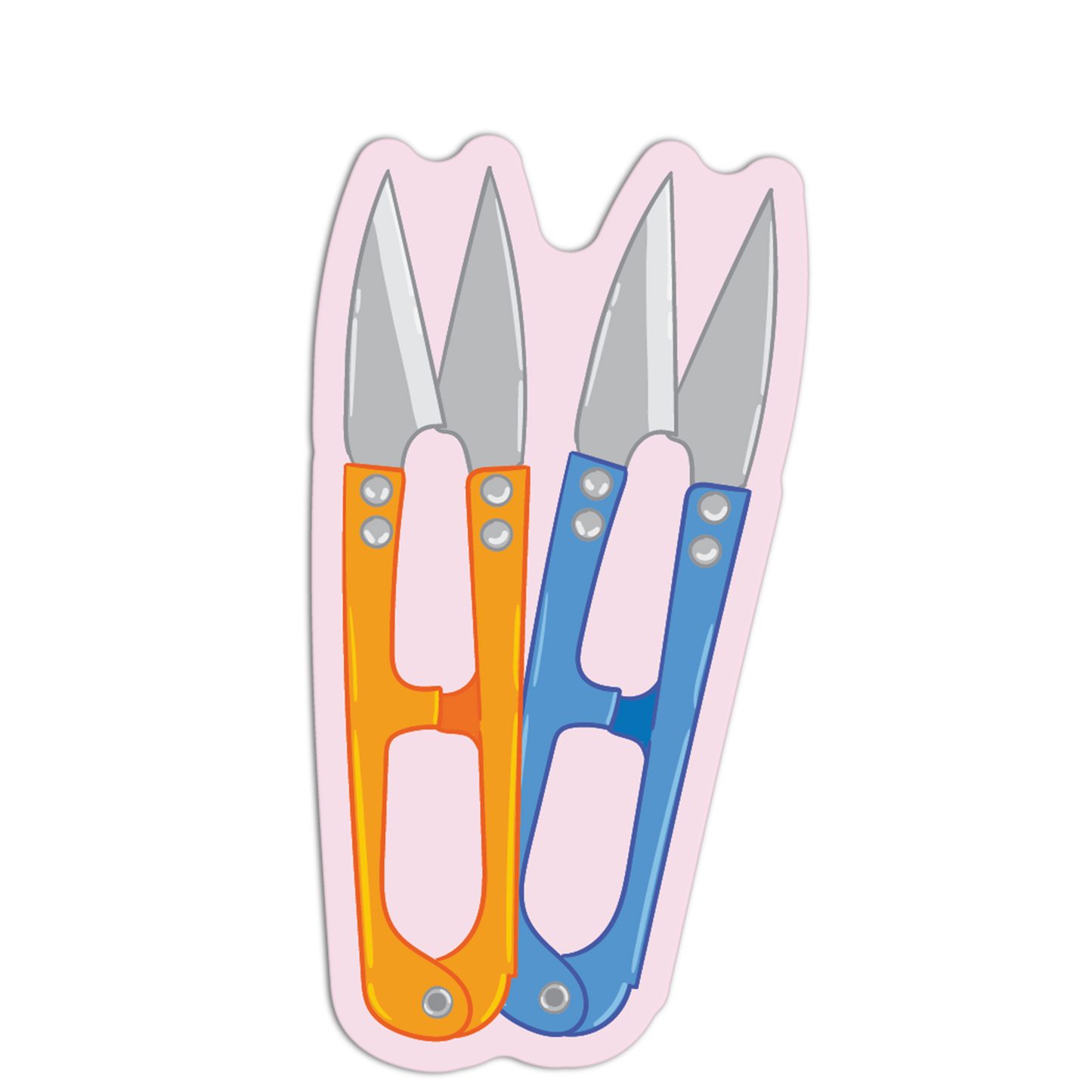 Snip It in the Bud Sewing Kit Stickers