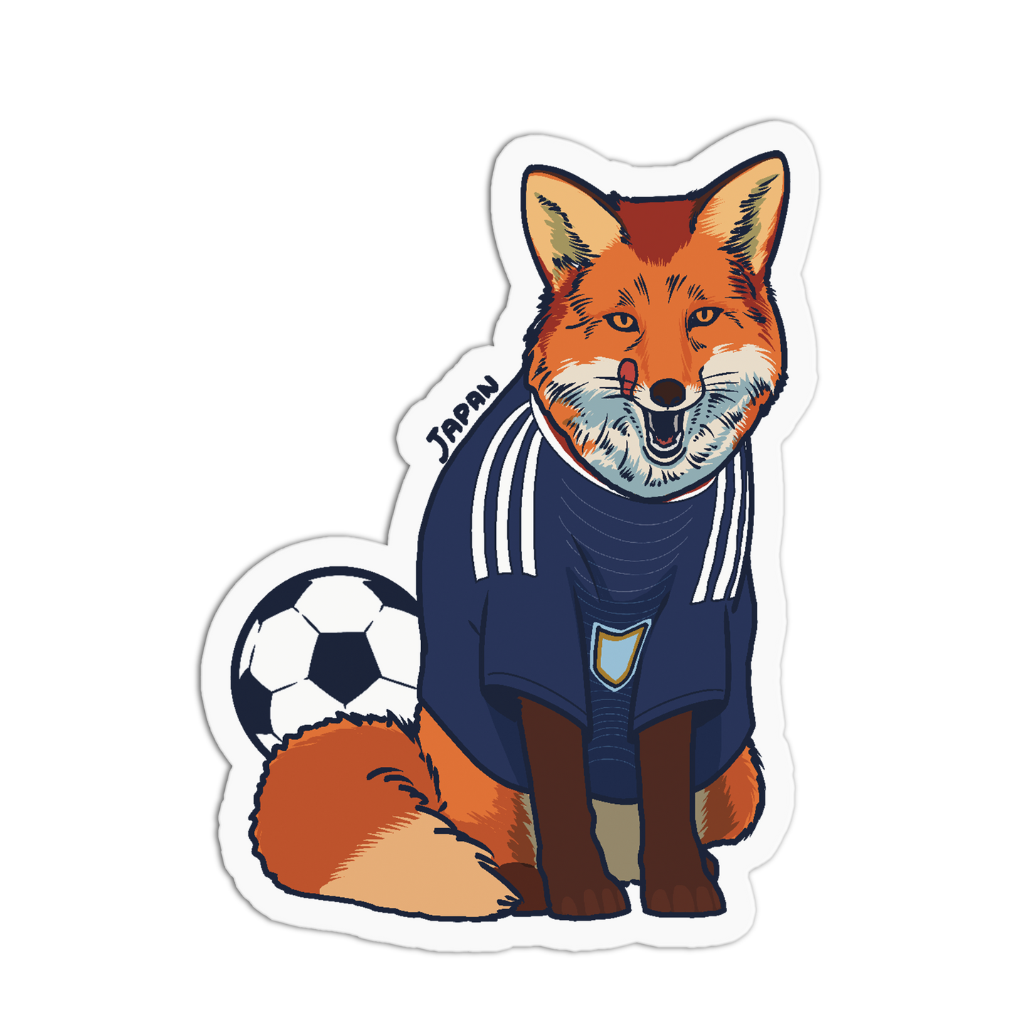 Japan Fox Soccer World Cup Sticker