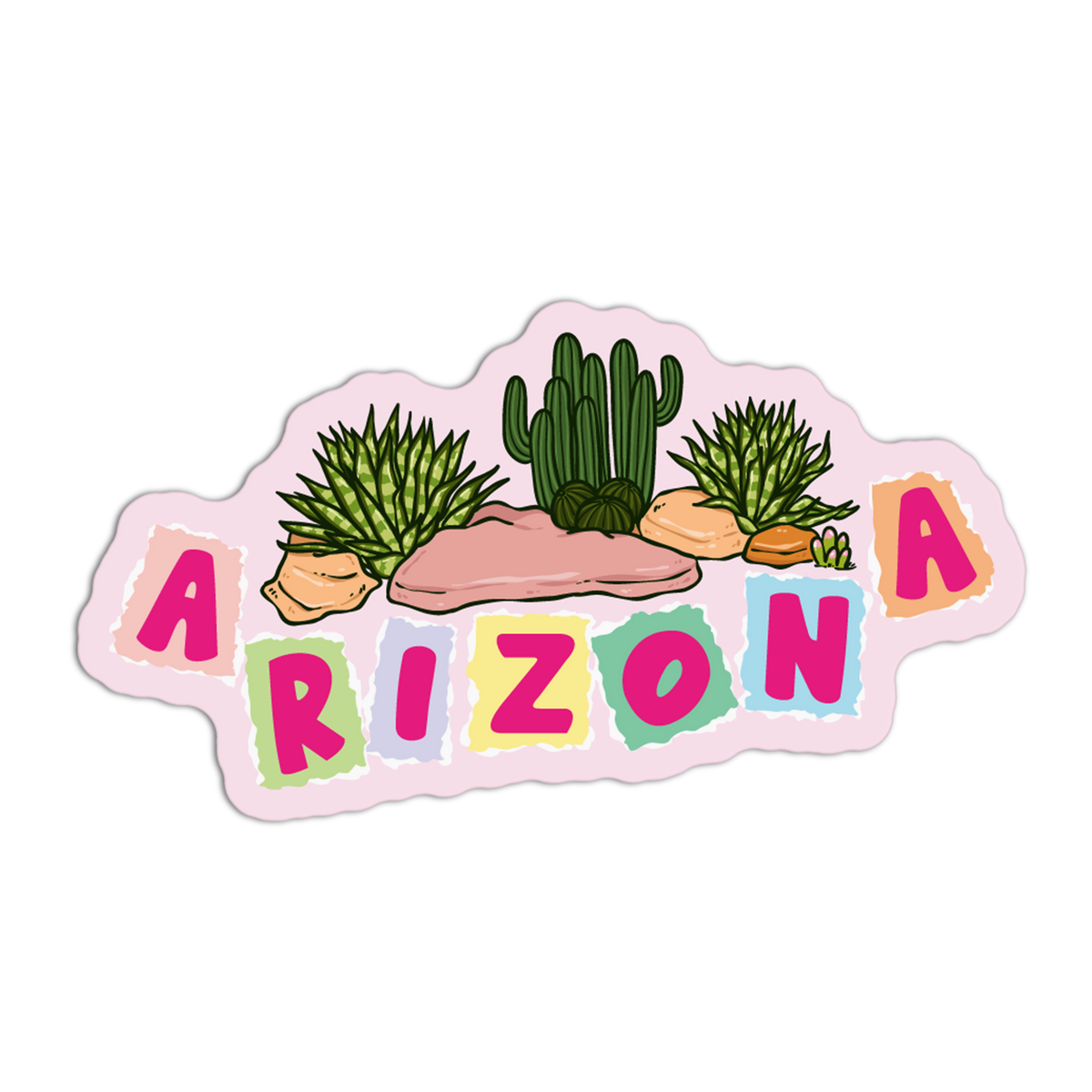 Succulent Garden - Coquette Arizona Sticker