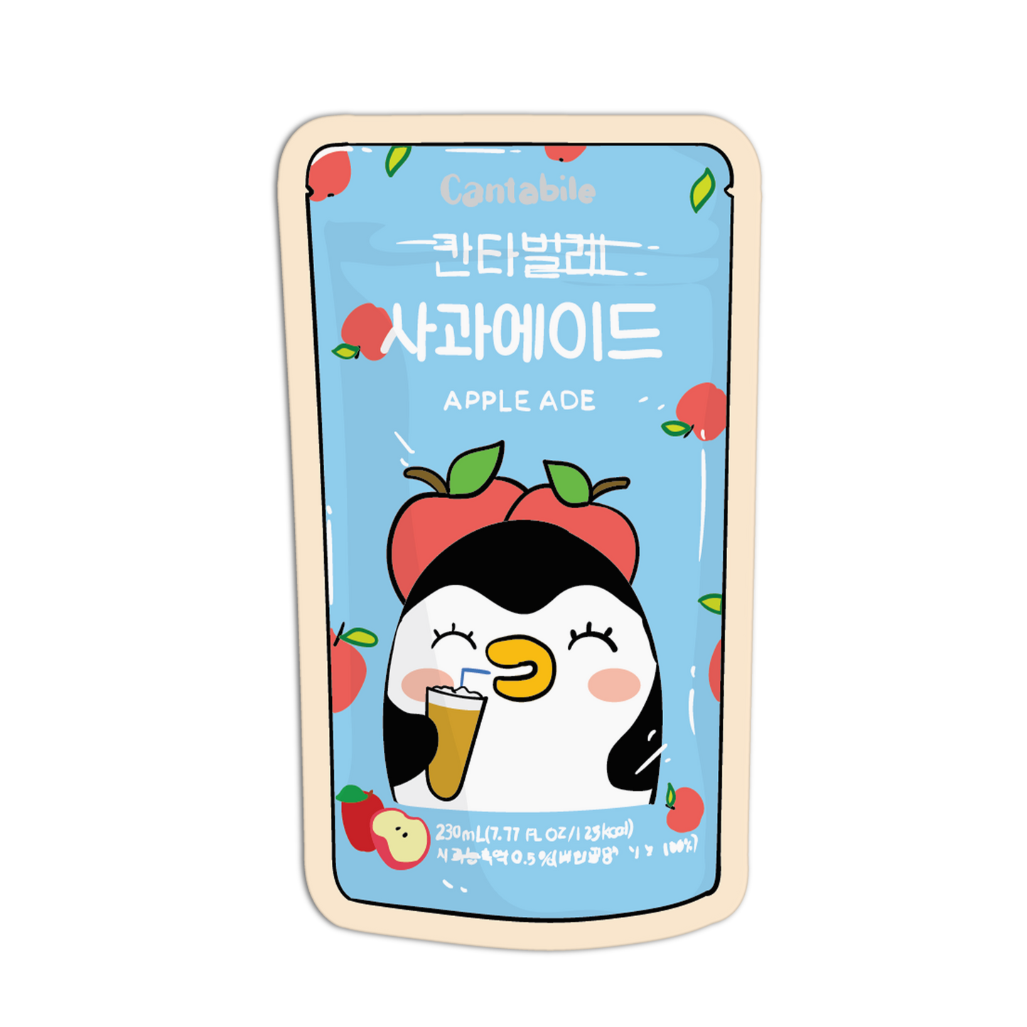 Cantabile Apple Ade Asian Drinks Stickers