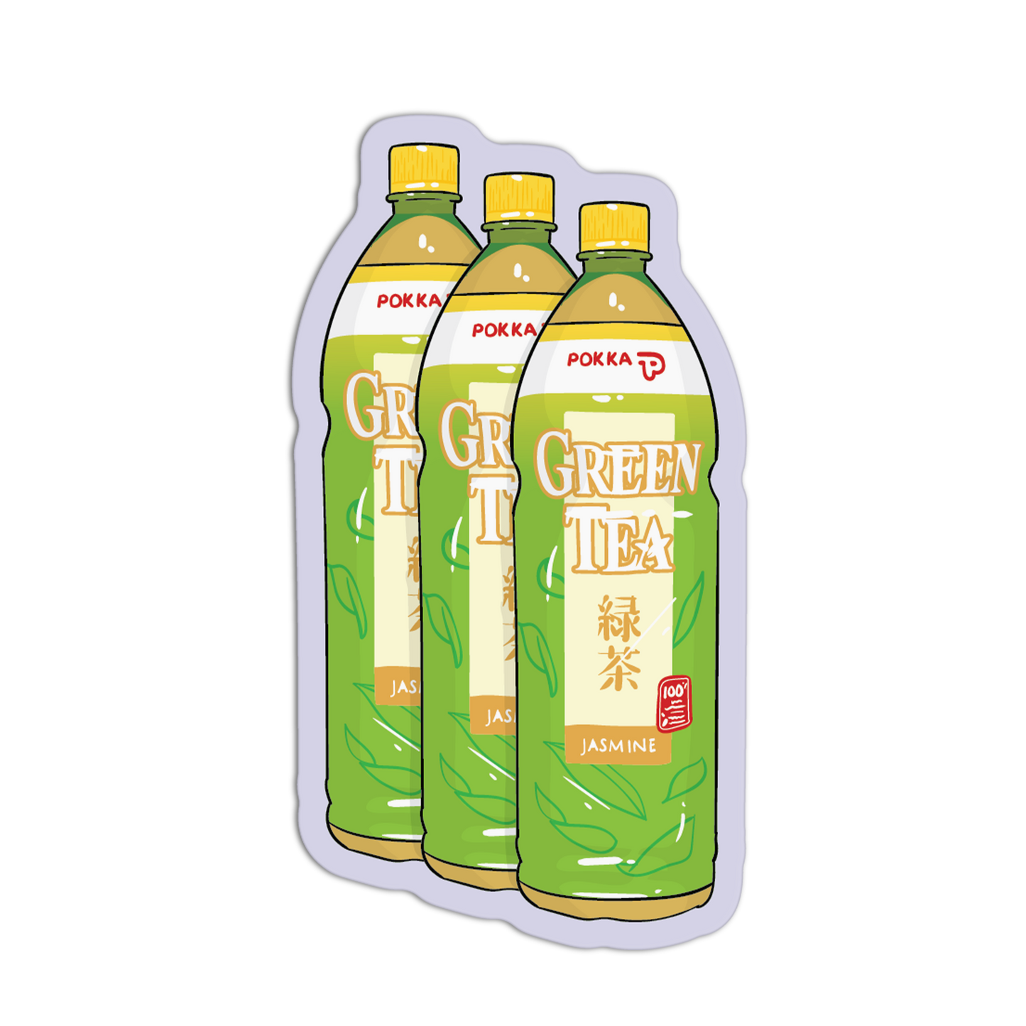 Triple Tea Asian Drinks Stickers