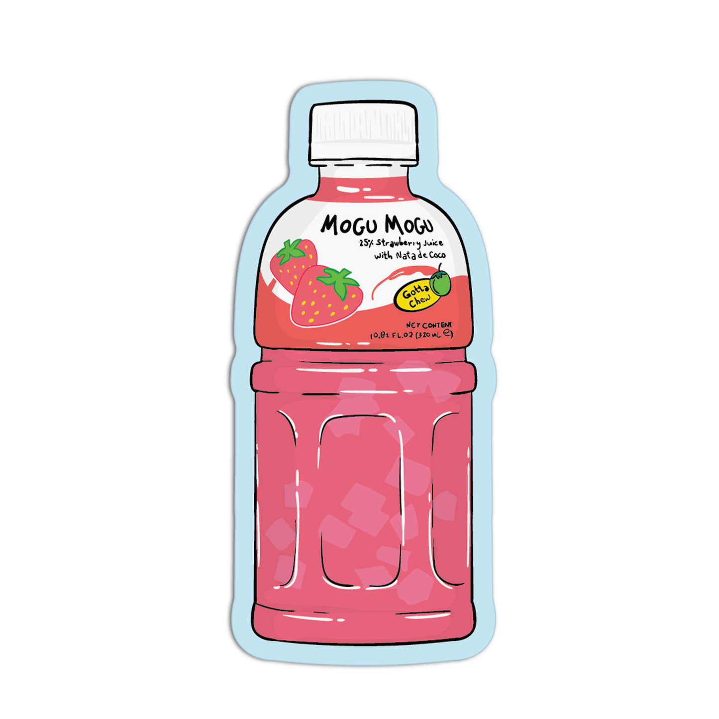 Nata de Coco Dream Asian Drinks Stickers