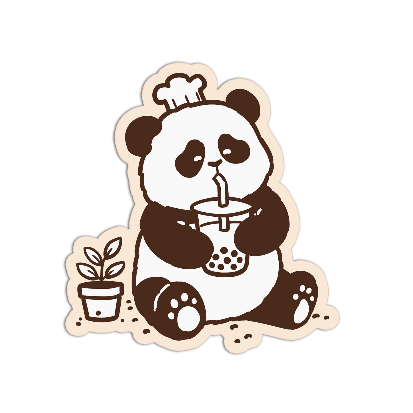 Panda Boba Bear Stickers